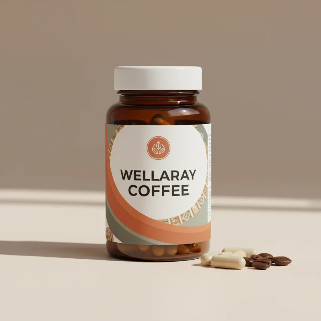 Wellaray Coffee box - botanical coffee supplement with L-Carnitine, 20 sachets